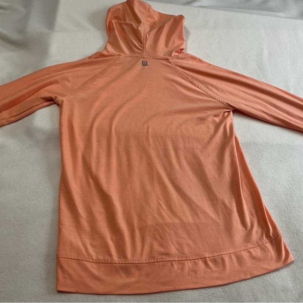 Runway Peach Hoodie pocket thumb holes size large - Picture 11 of 14